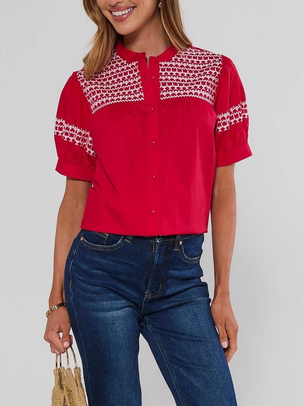 NWT Avara Red Trudy Top - Picture 3 of 7